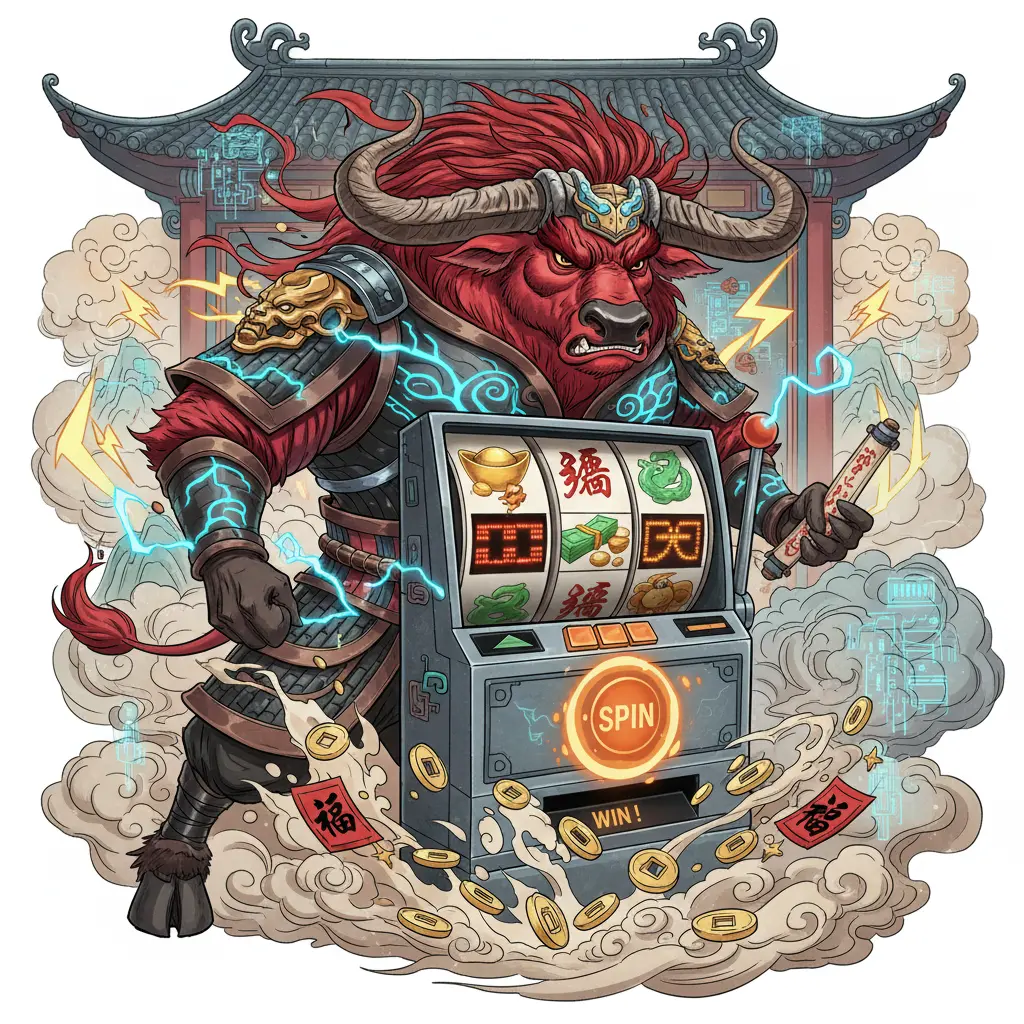 吃角子老虎機 - 瘋狂野牛