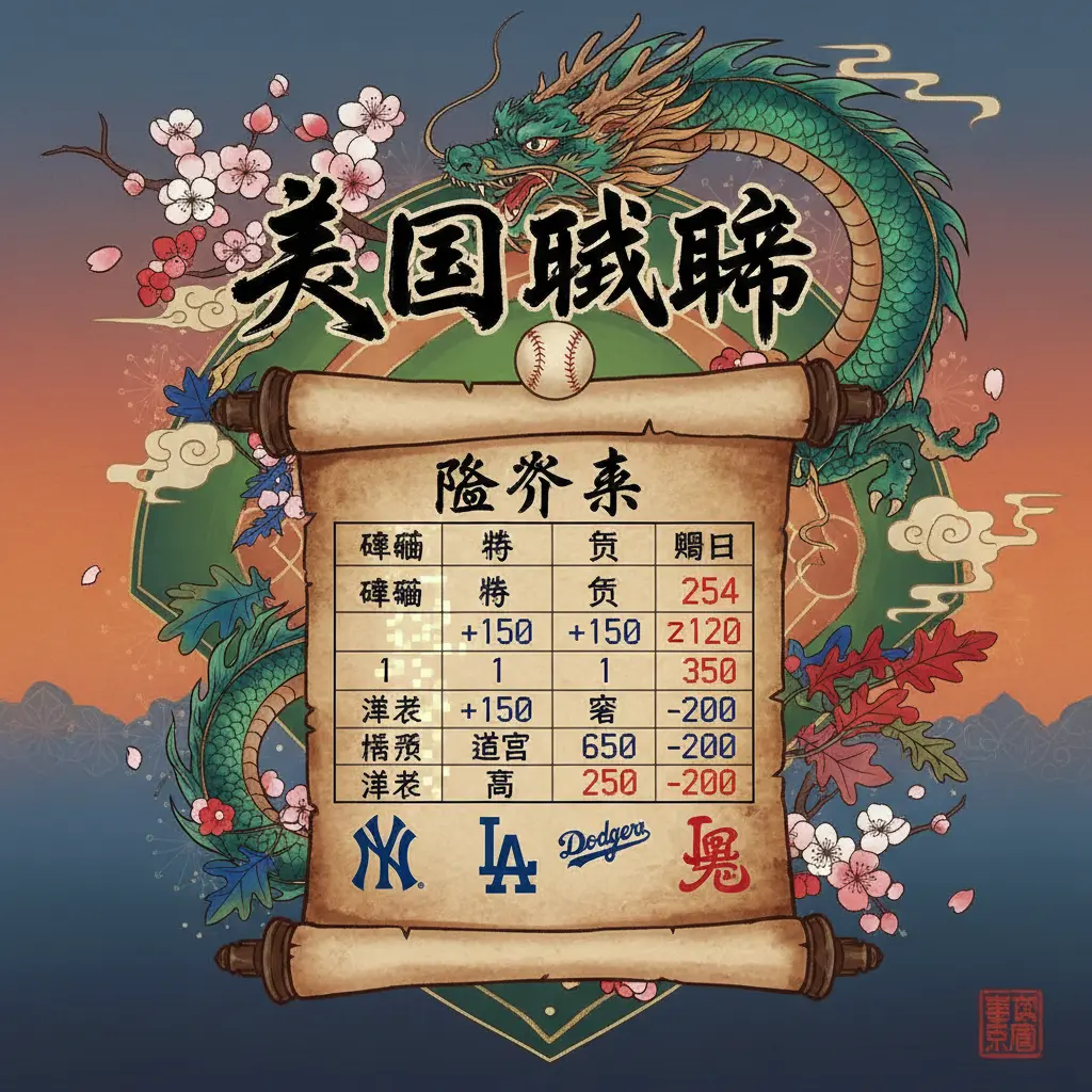 賠率表 - 美國職棒