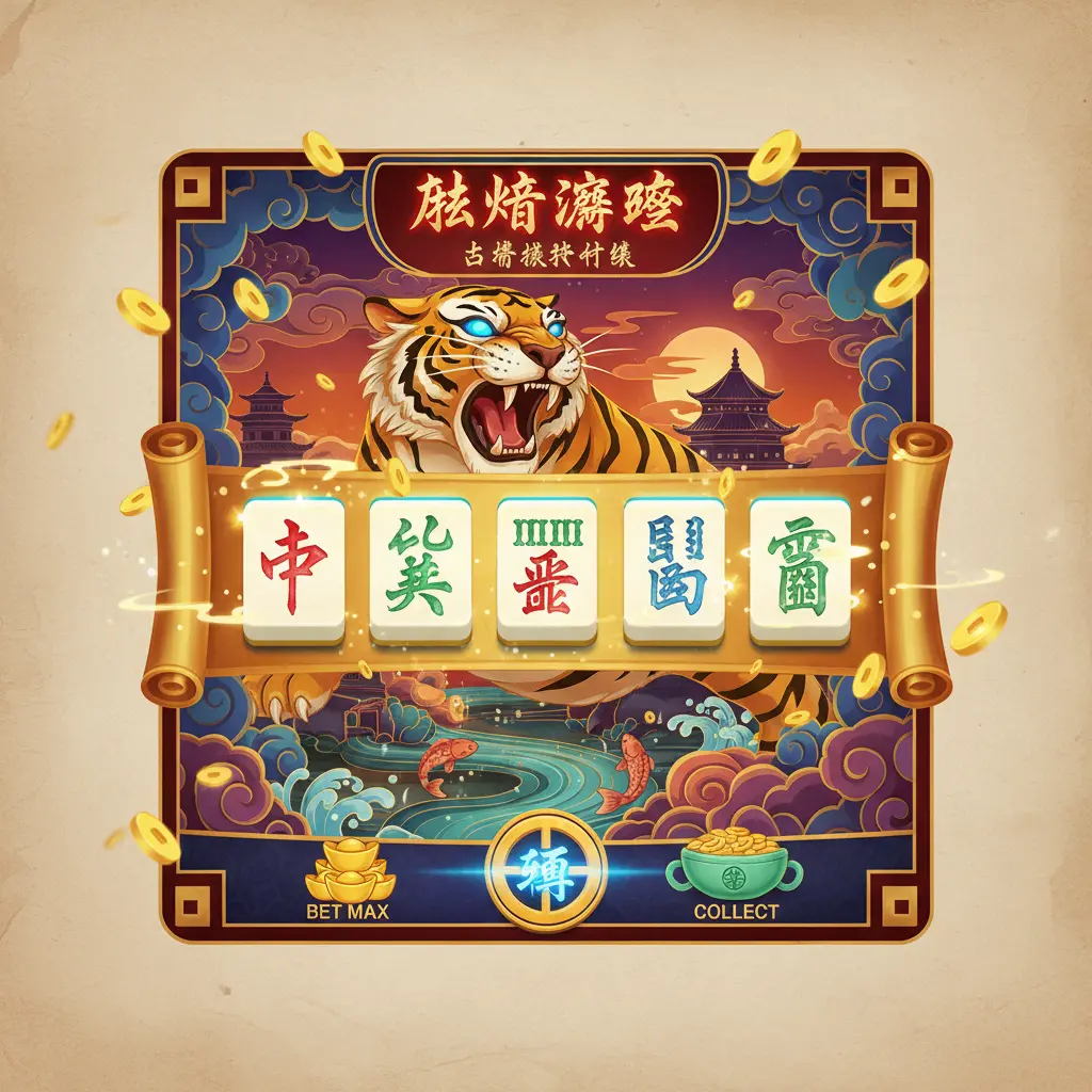 老虎機支付線 - 麻將遊戲